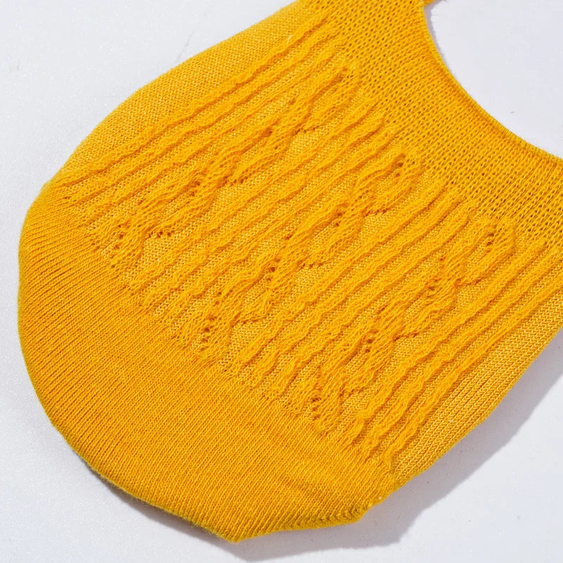 Women's Cotton Slipper Socks, 5-Pack