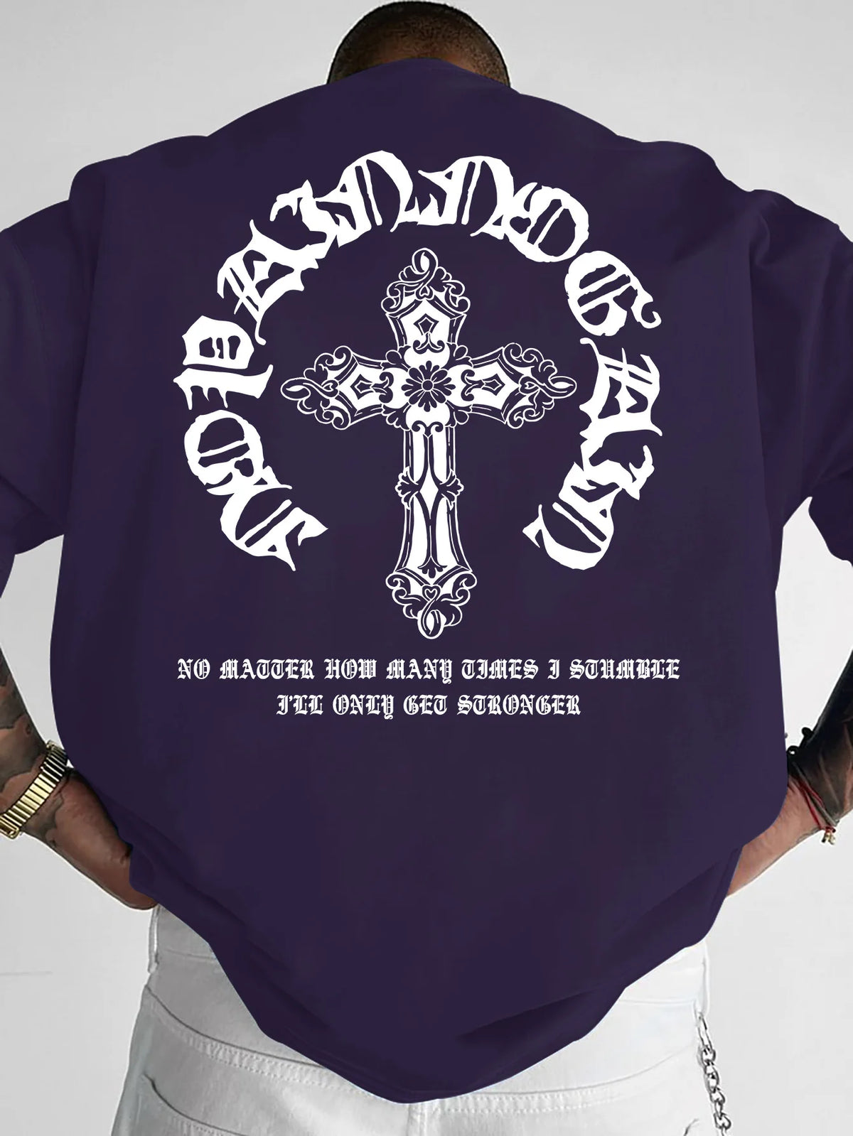Men's Gothic Cross Graphic Tee