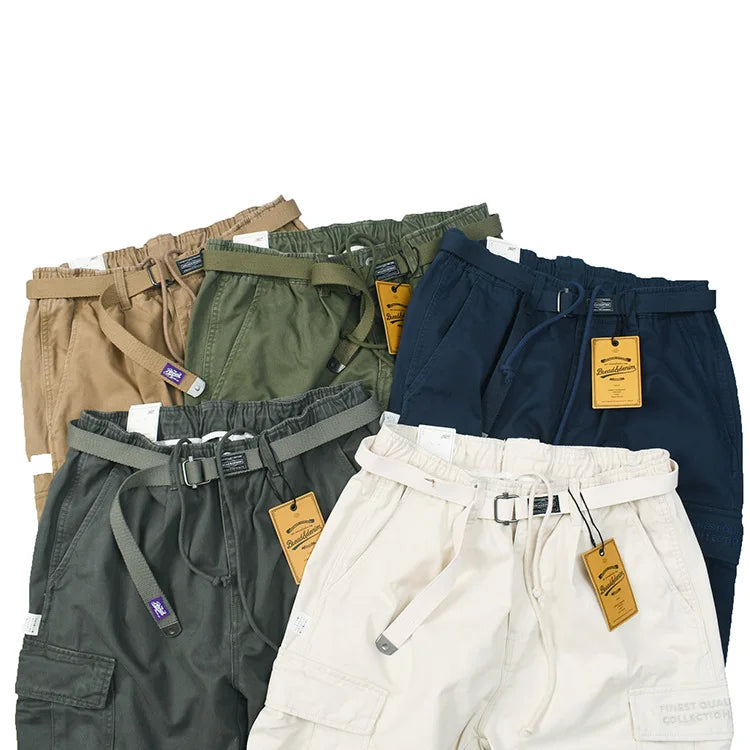 Men's Vintage Washed Cargo Pants