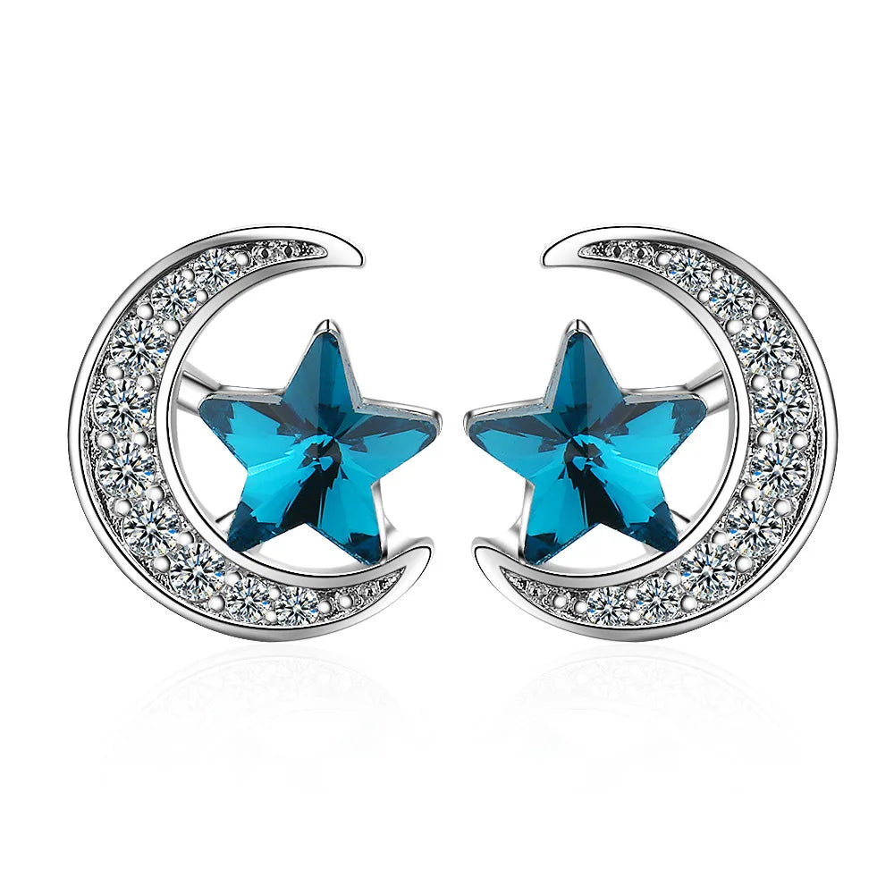 Sterling Silver Hollow Butterfly Stud Earrings
