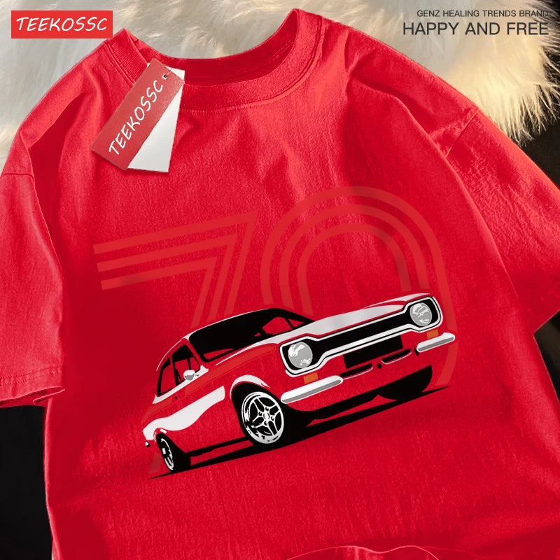 Vintage Old Car 70th Anniversary T-Shirt