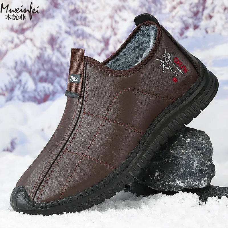 Men's Plush Winter Snow Boots