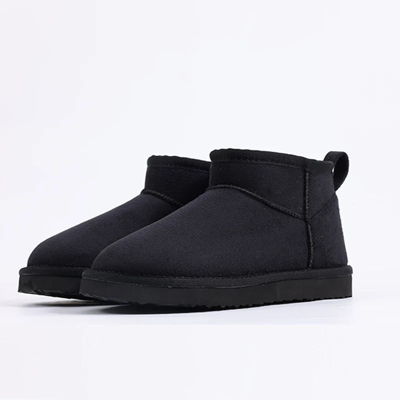 Cozy Fur-Lined Short Winter Boots