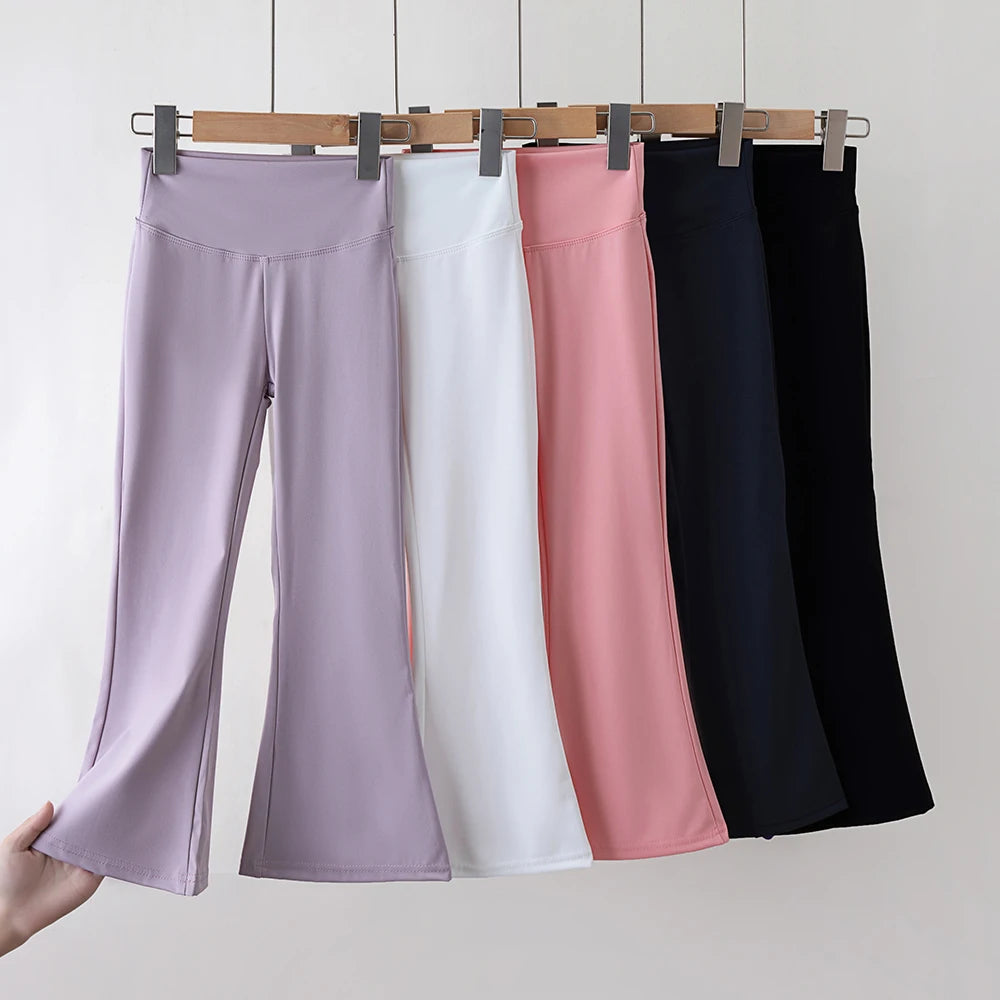 Girls Flared Yoga Leggings