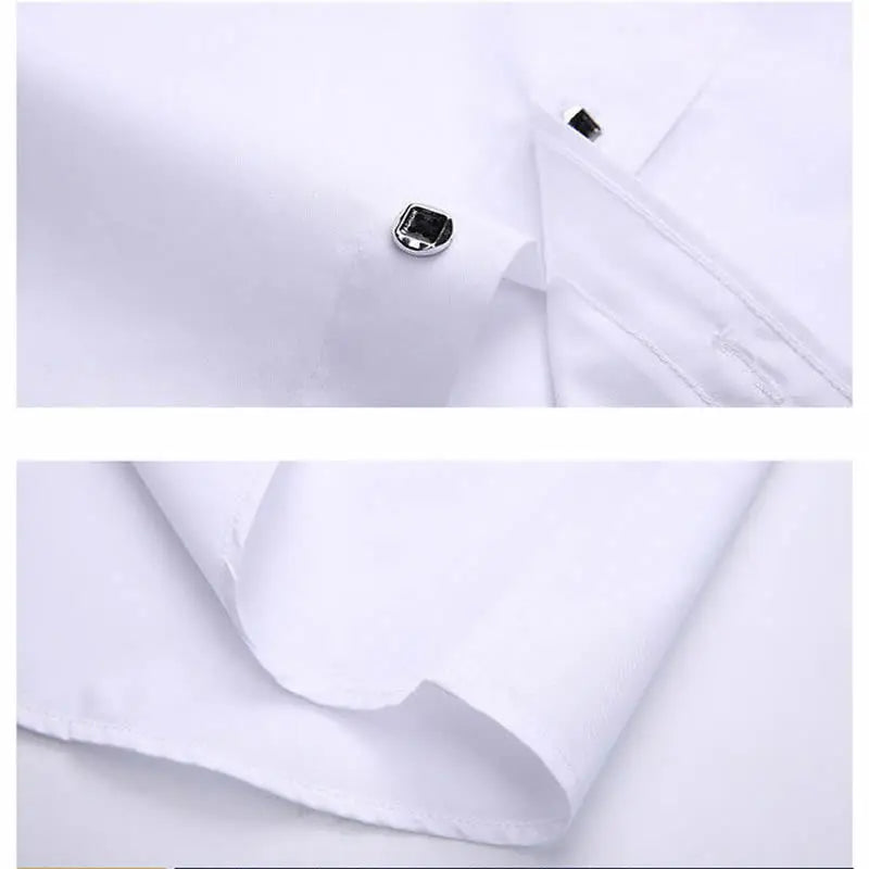 Men's Solid Blue Button-Down Shirt