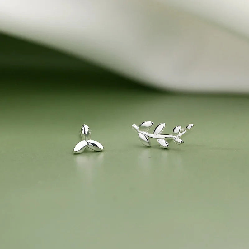 Sterling Silver Hollow Butterfly Stud Earrings