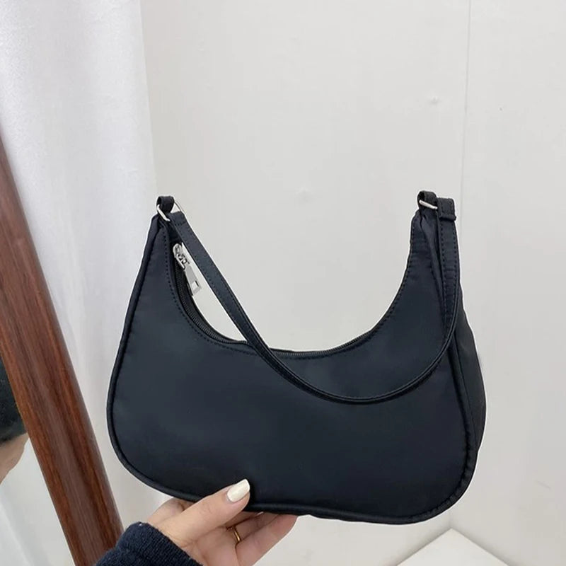 Women's Nylon Underarm Shoulder Bag