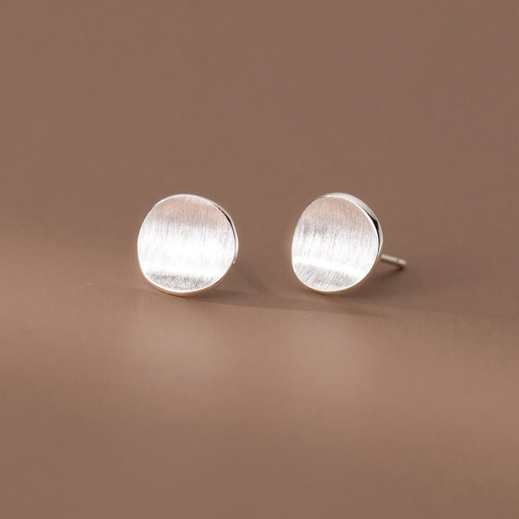 Sterling Silver Hollow Butterfly Stud Earrings