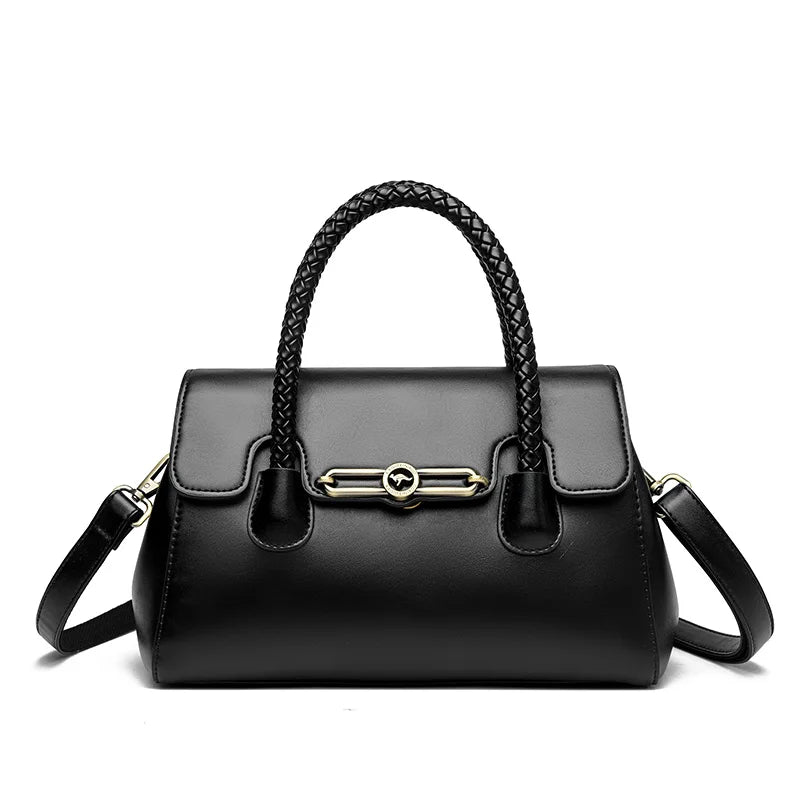 Women's PU Leather Messenger Shoulder Bag