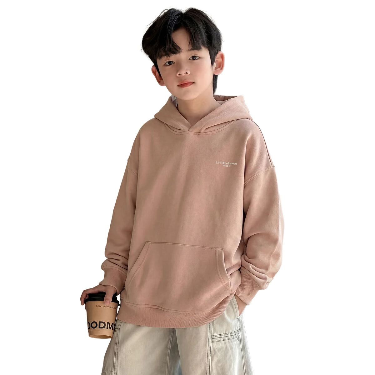 Teen Boys' Cotton Hoodie
