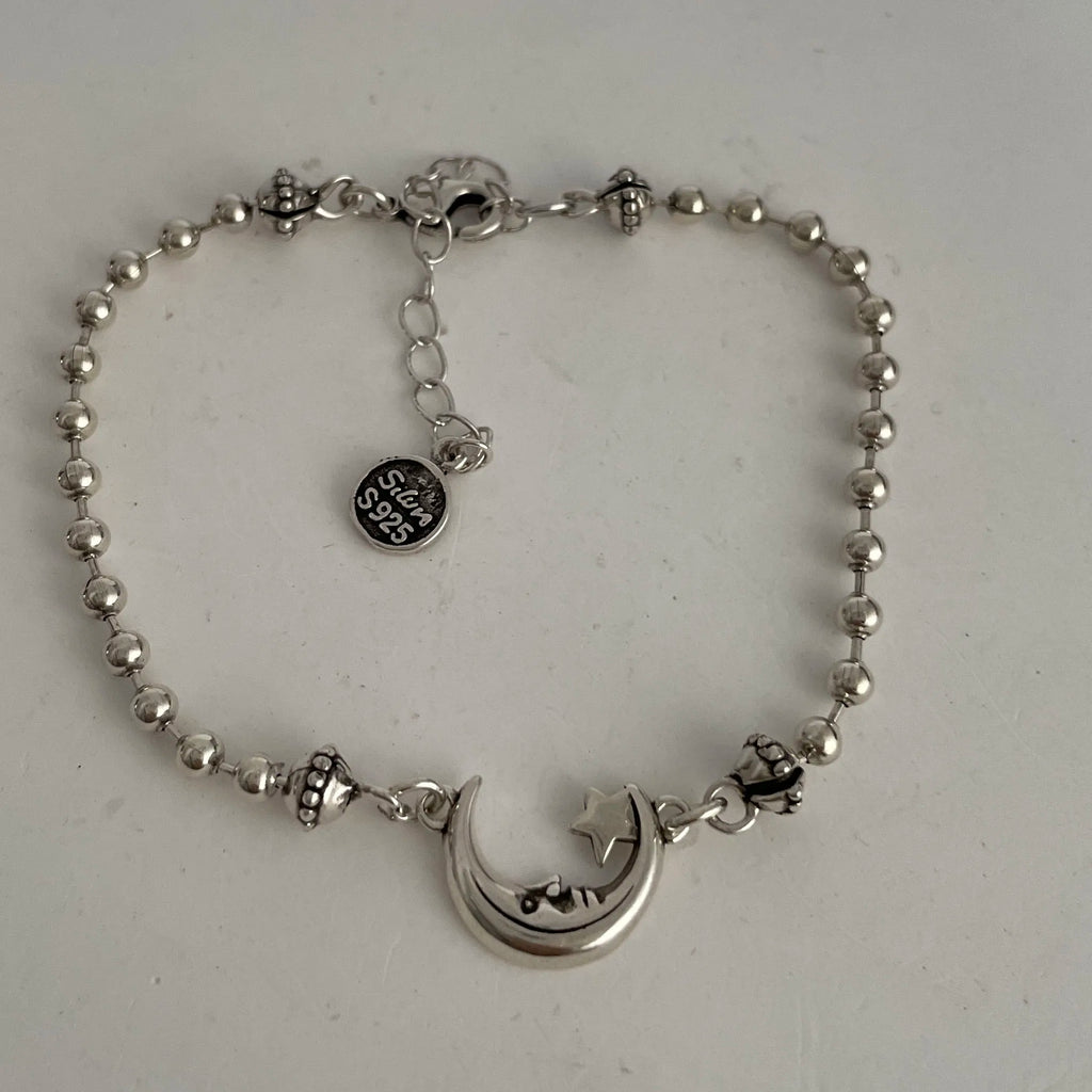 Sterling Silver Heart Chain Bracelet
