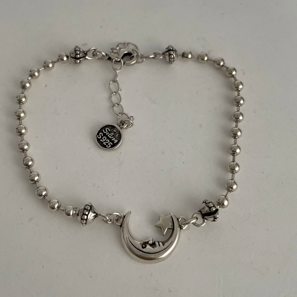 Sterling Silver Heart Chain Bracelet
