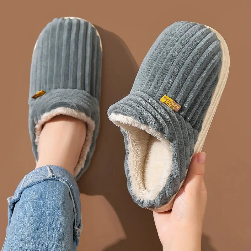Men's Fluffy Fur Slippers