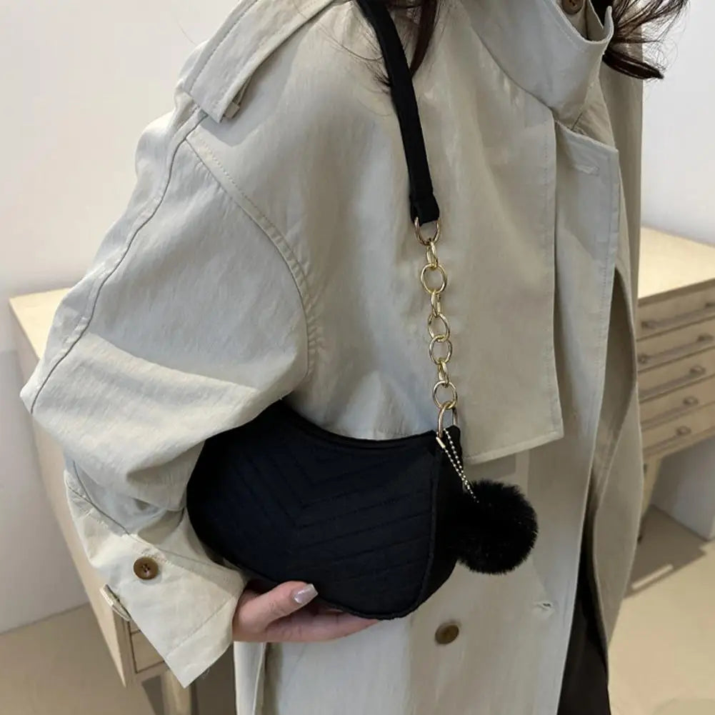 Women's Mini Felt Saddle Bag
