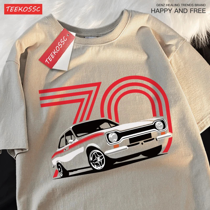 Vintage Old Car 70th Anniversary T-Shirt