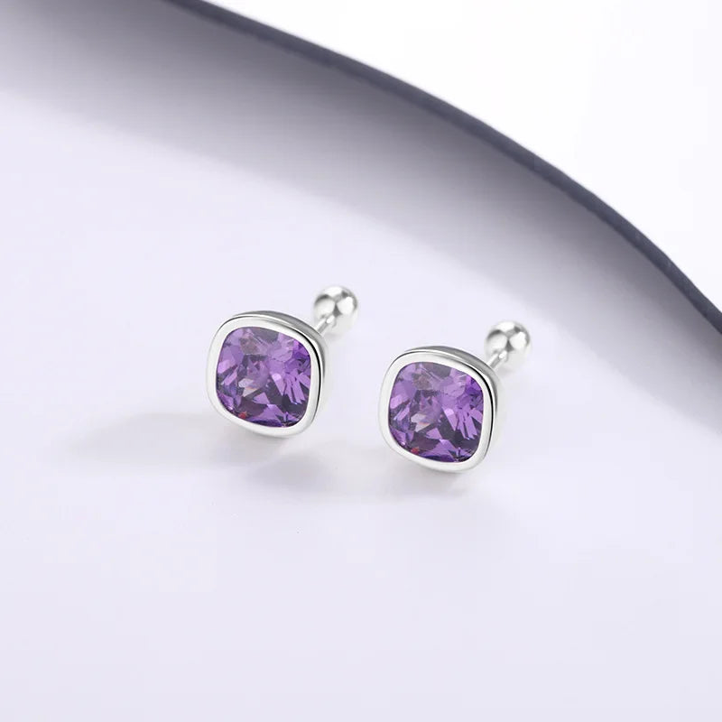 Sterling Silver Hollow Butterfly Stud Earrings