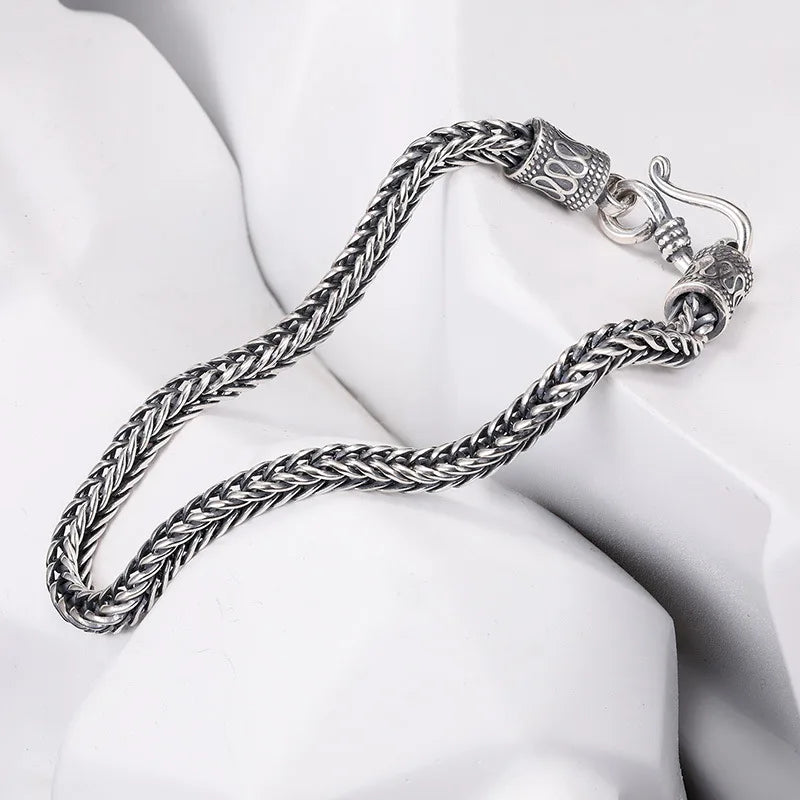 925 Sterling Silver Chain Bracelet