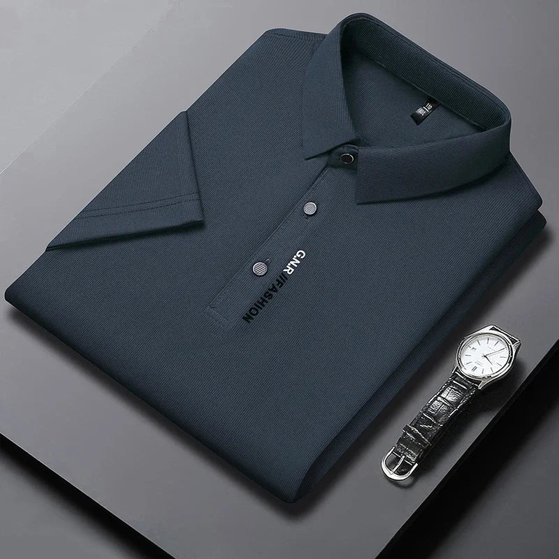 Men's Solid Color Polo Shirt
