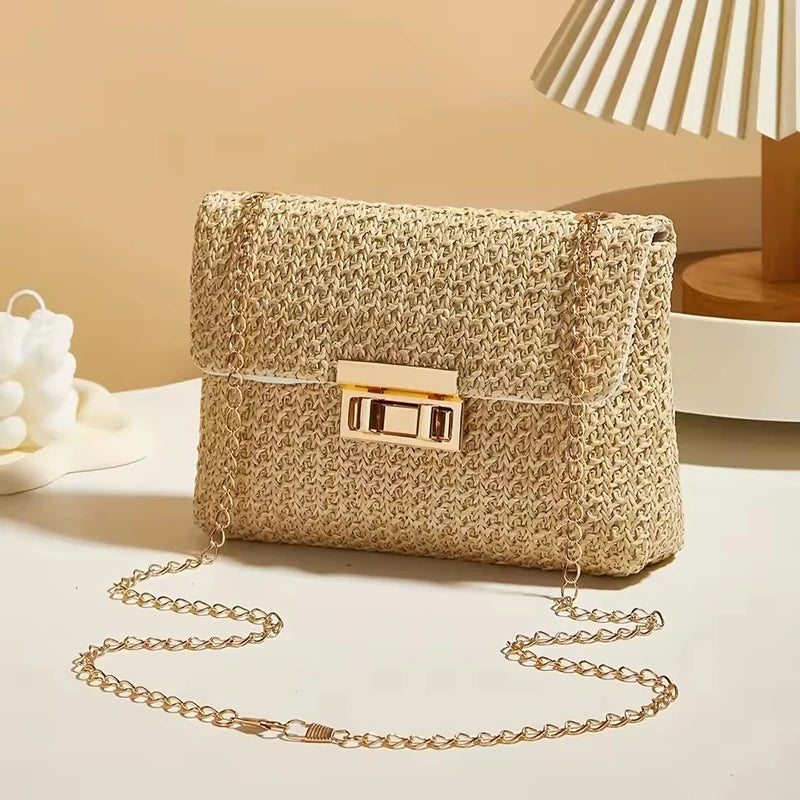 Women's Chain-Strap Crossbody Bag