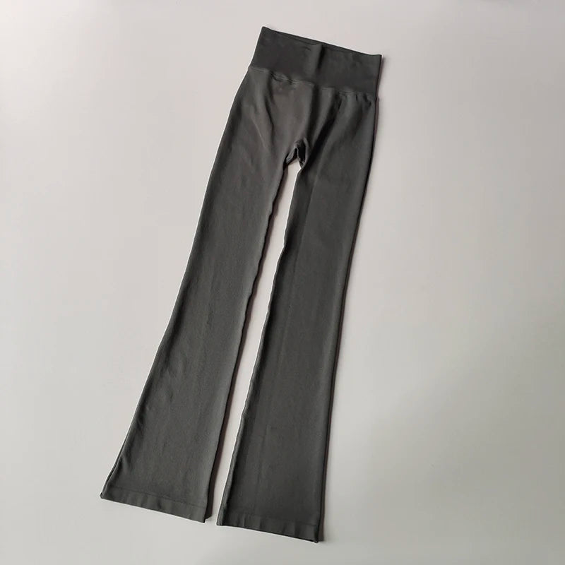 High-Waisted Flared Yoga Leggings