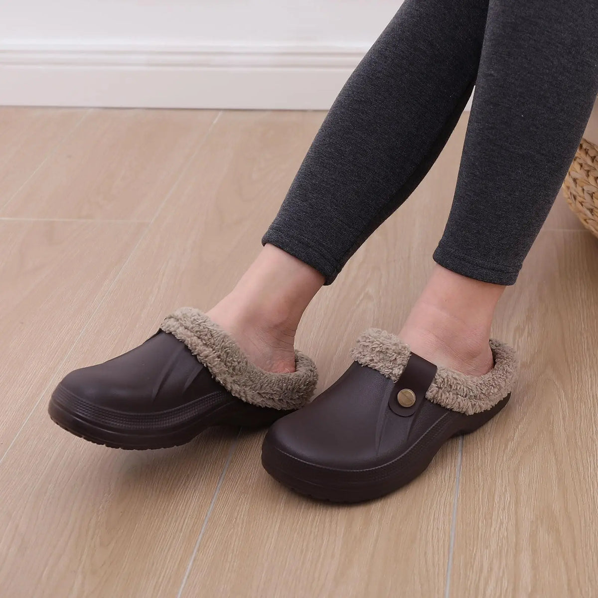 Men's Cozy Fur Slippers