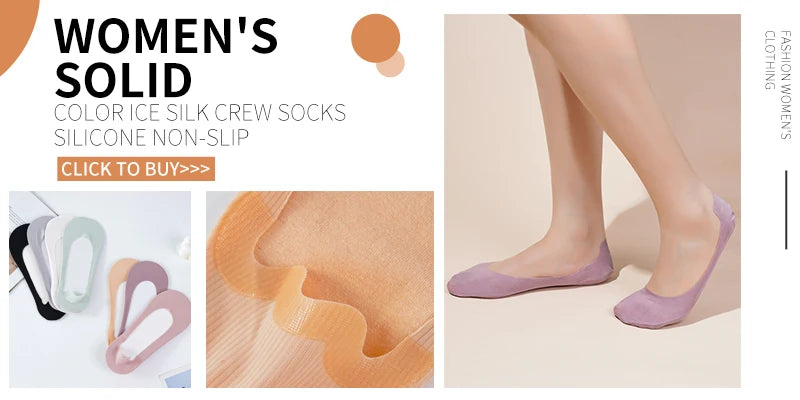 Women's Cotton Slipper Socks, 5-Pack
