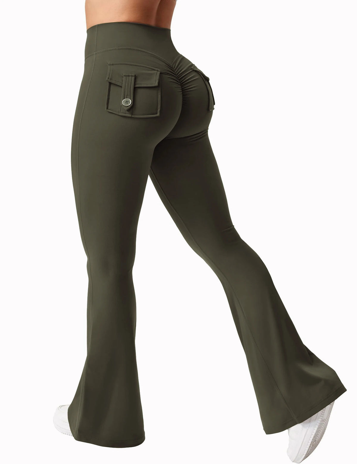 Women's Wide-Leg Yoga Leggings with Pockets