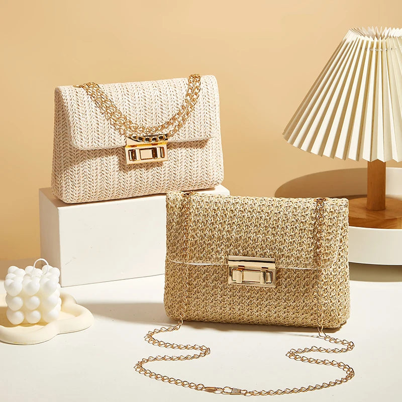 Women's Chain-Strap Crossbody Bag