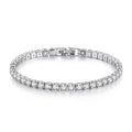 Sterling Silver Zirconia Tennis Bracelet