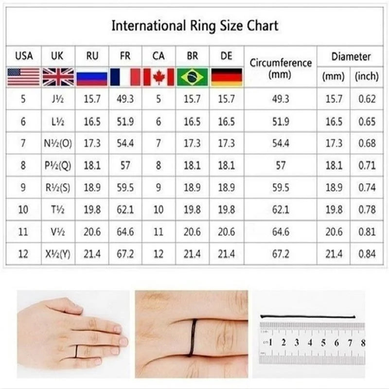 Women's Vintage Natural Stone Charm Ring