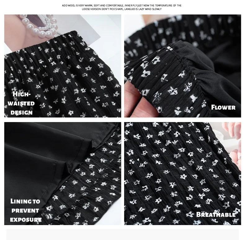Women's Floral Midi Skirt