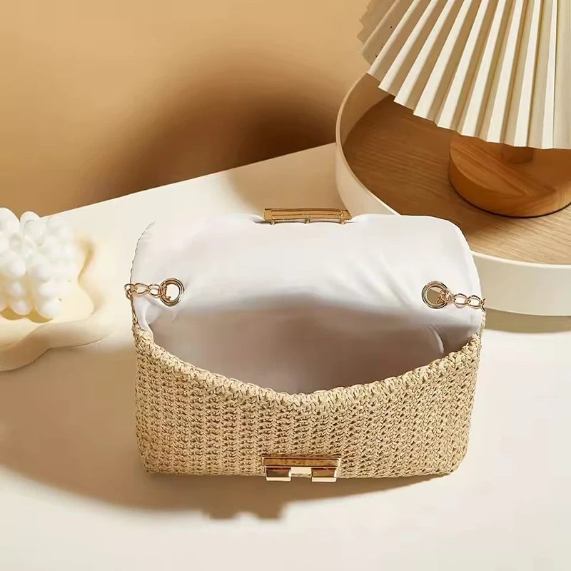 Women's Chain-Strap Crossbody Bag