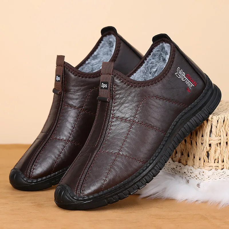 Men's Plush Winter Snow Boots