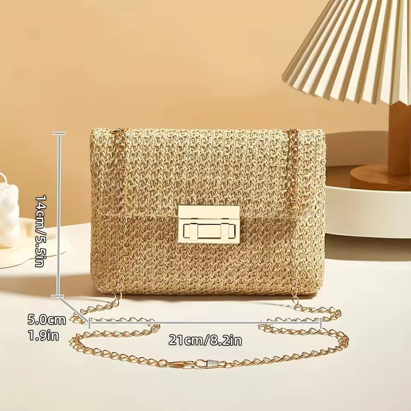 Women's Chain-Strap Crossbody Bag