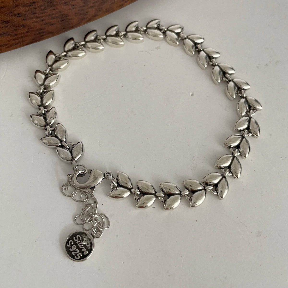 Sterling Silver Heart Chain Bracelet
