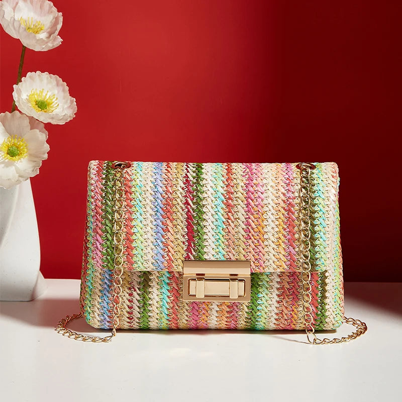 Women's Chain-Strap Crossbody Bag