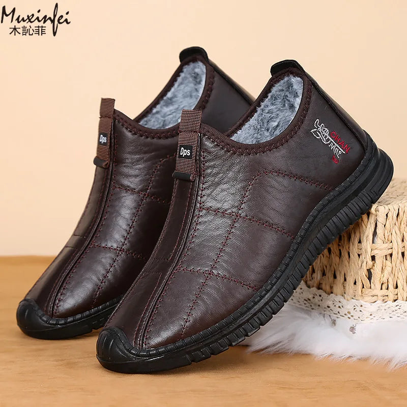 Men's Plush Winter Snow Boots
