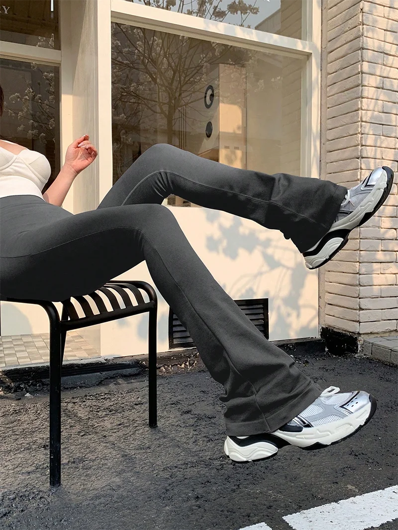 High-Waisted Flared Yoga Leggings