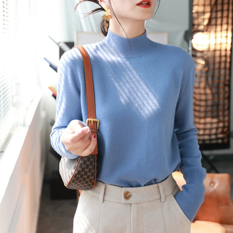 Women's Turtleneck Knit Sweater
