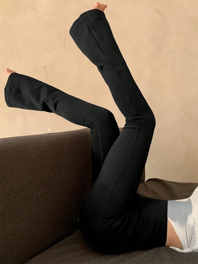 High-Waisted Flared Yoga Leggings