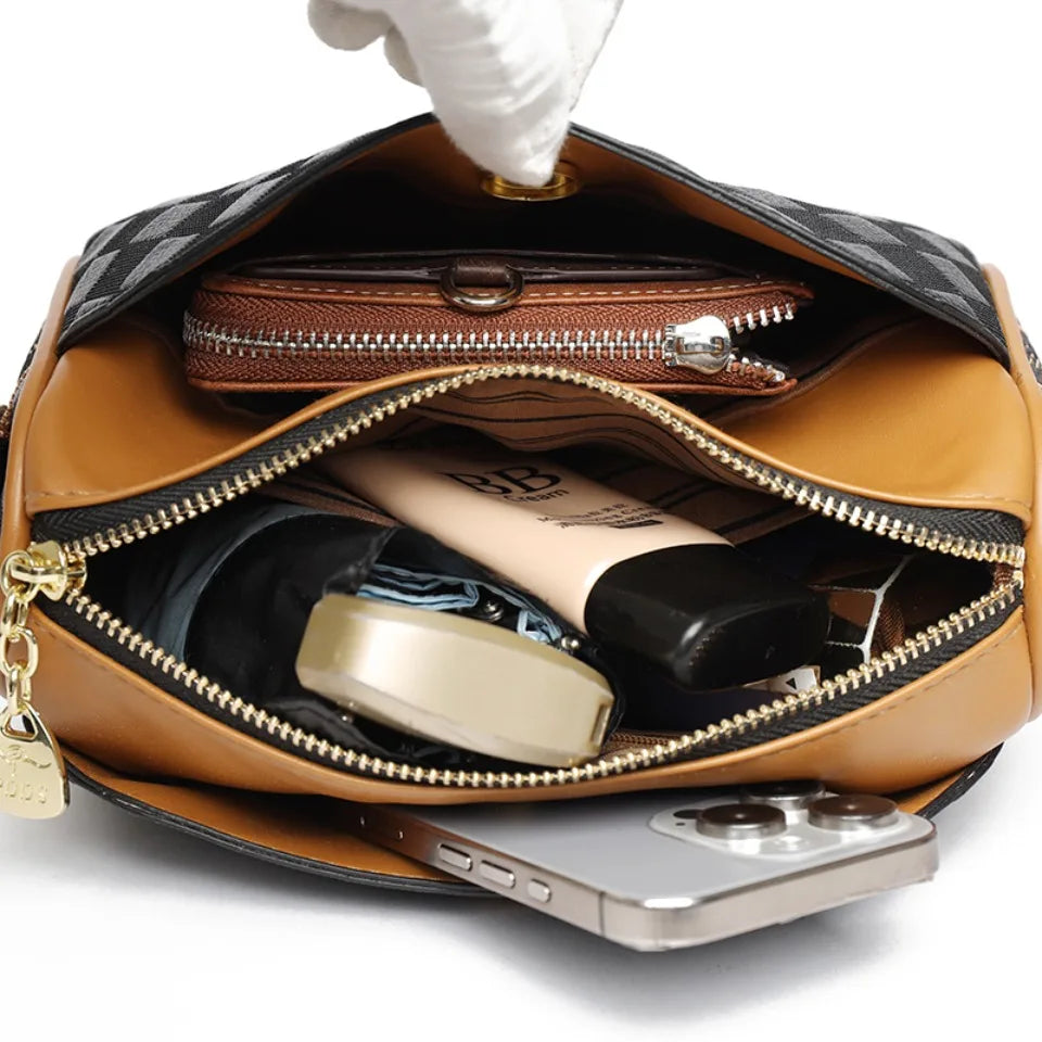 Women's Soft PU Leather Crossbody Purse