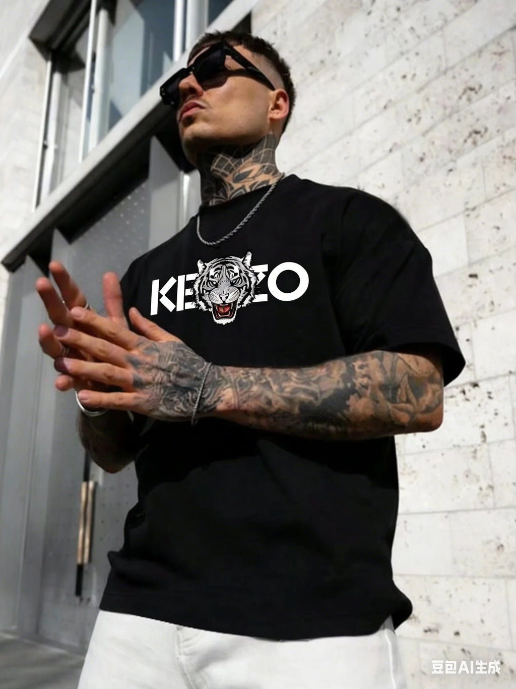 Men's Tiger Head Graphic Tee