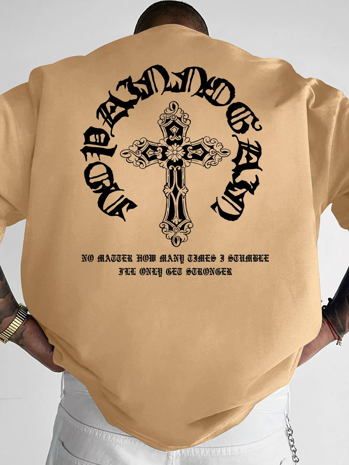 Men's Gothic Cross Graphic Tee