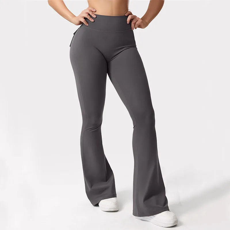 Women's Wide-Leg Yoga Leggings with Pockets