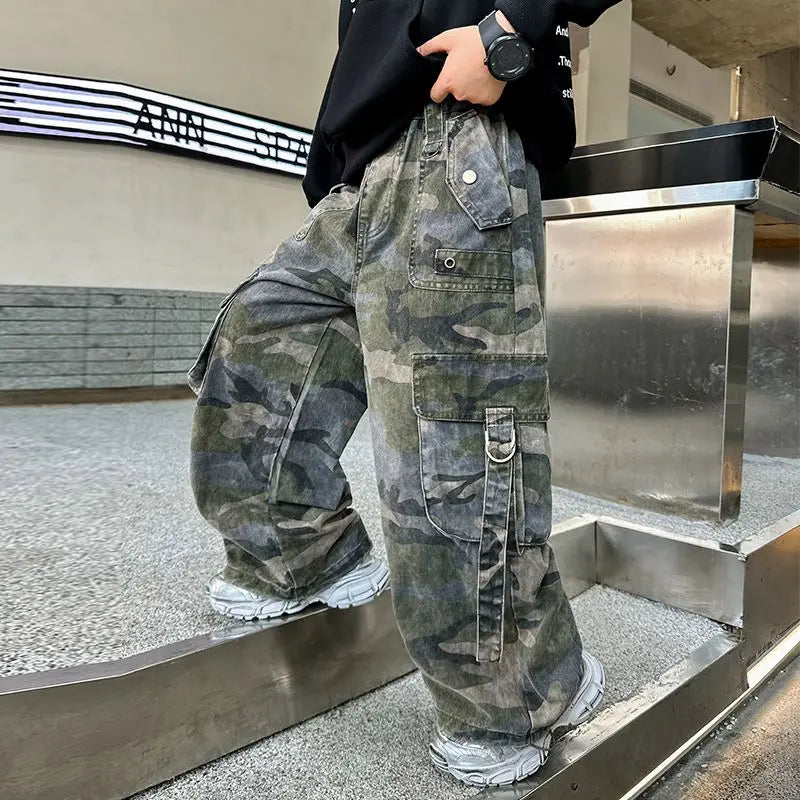 Boys' Camouflage Cargo Pants