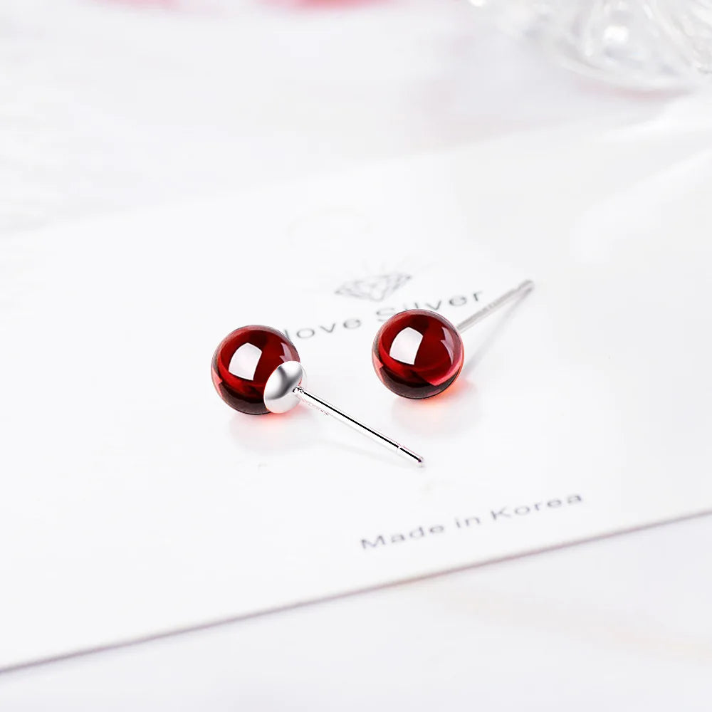 Sterling Silver Hollow Butterfly Stud Earrings