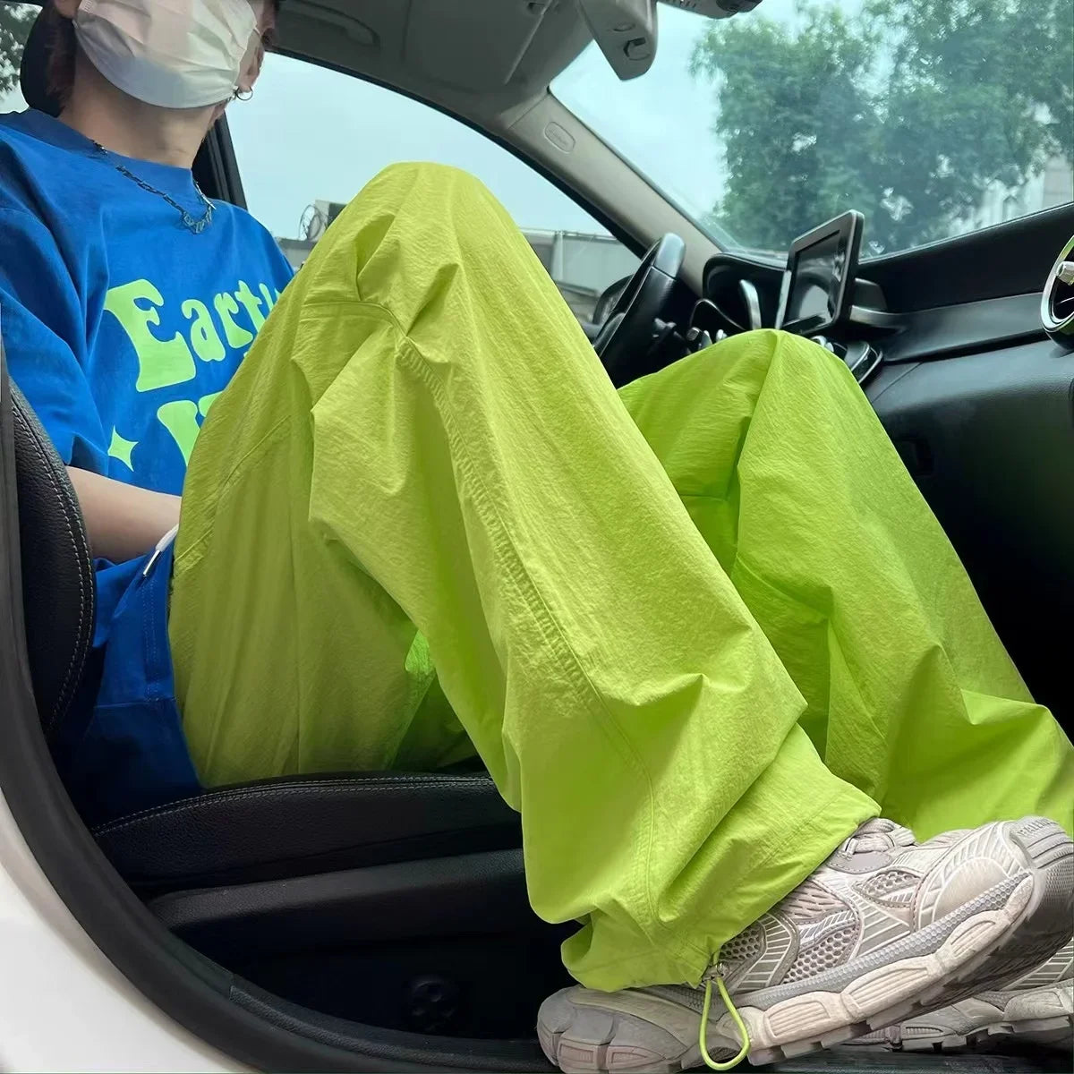 Women's High-Street Cargo Sweatpants