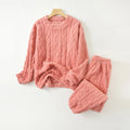 Women's Coral Velvet Thermal Pajama Set