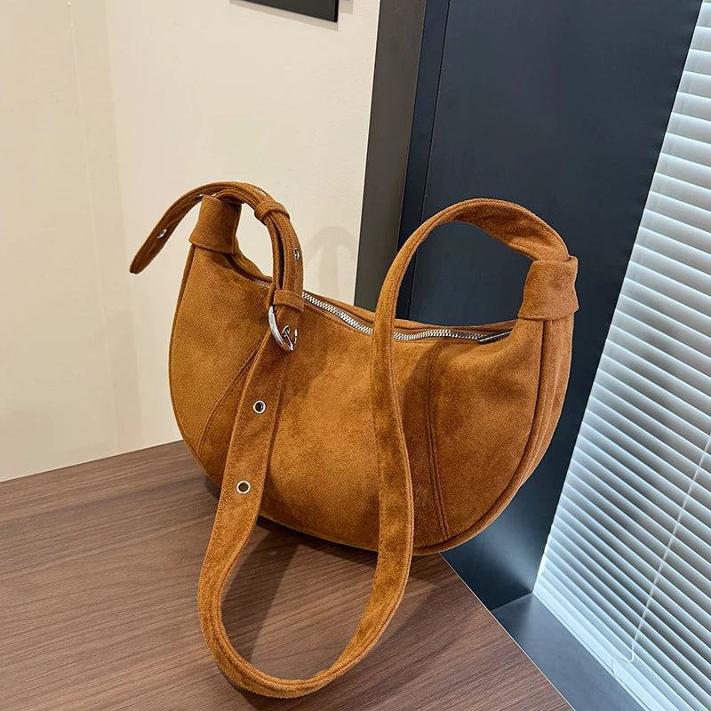 Women's Velvet Crossbody Shoulder Bag
