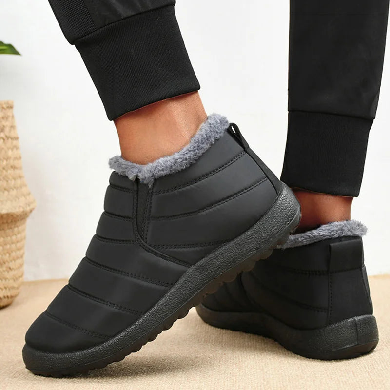 Men's Fur Slip-On Winter Boots